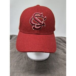 South Carolina Hat Cap Top of the World Red Wool Blend Men's Adjustable